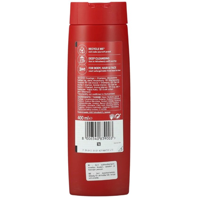 Гель для душа Old Spice Orginal 3в1 400 мл