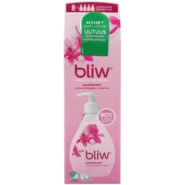Жидкое мыло для рук Bliw с малиной 1000 мл