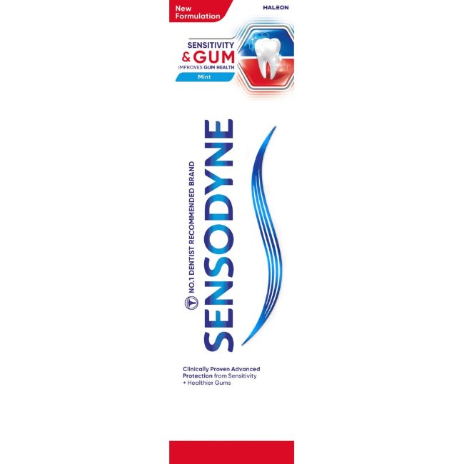 Зубная паста Sensodyne Sensitivity & Gum со вкусом мяты 75 мл