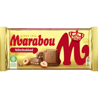 Шоколад Marabou King Size Notchoklad (лесной орех) 220 гр