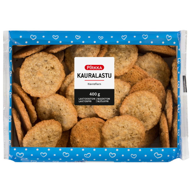 Овсяное печенье Pirkka kauralastu 400 гр