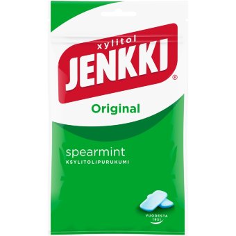 Мятная жевательная резинка на ксилите Jenkki 100 гр