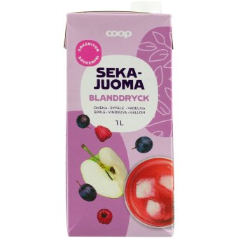 Напиток фруктовый без сахара Coop 1 л Напиток фруктовый без сахара Coop 1 л