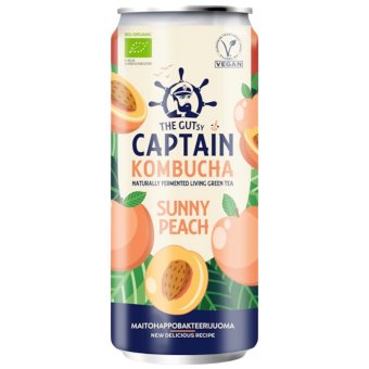 Напиток комбуча The Gutsy Captain Sunny Peach 250 мл органический