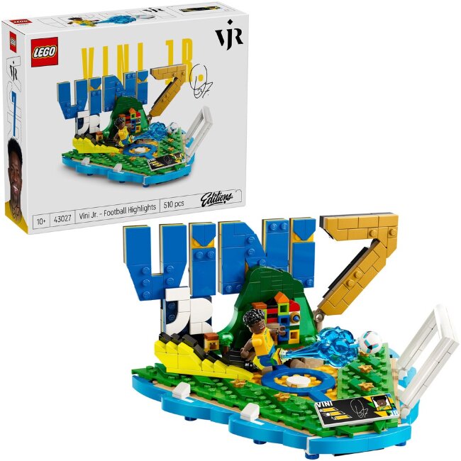 LEGO® Editions Football 43027 Vini Jr. – звездные моменты футбола