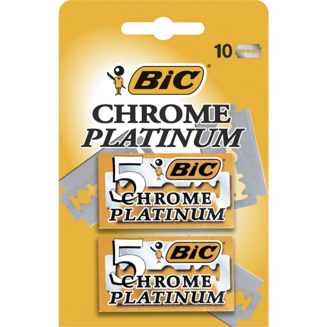 Лезвия для бритвы Bic Chrome Platinum 10 шт