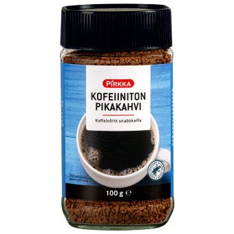 Кофе растворимый без кофеина Pirkka 100 гр ст/банка