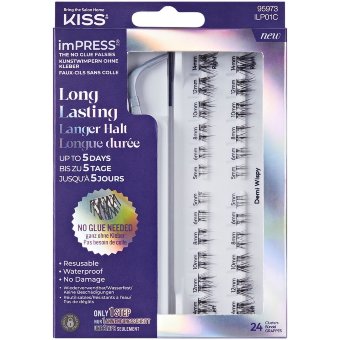Пучки ресниц Kiss ImPRESS Long Lasting 01 20 шт