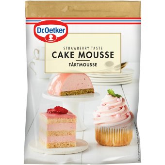 Мусс клубничный для выпечки Dr. Oetker Cake Mousse 96 гр Мусс клубничный для выпечки Dr. Oetker Cake Mousse 96 гр