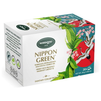 Чай зеленый Nordqvist Nippon (клубника, лимон, ваниль) 4x5шт/30гр