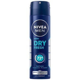 Nivea Дезодорант-спрей для мужчин dry fresh 150 мл Nivea Дезодорант-спрей для мужчин dry fresh 150 мл