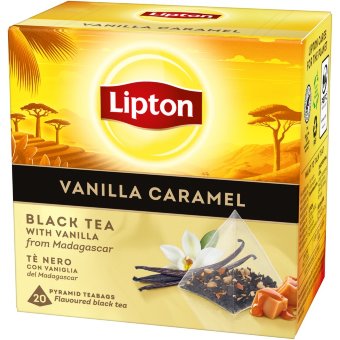Черный чай Lipton Vanilla Caramel (уп 20 шт) Черный чай Lipton Vanilla Caramel (уп 20 шт)