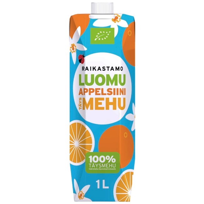 Органический апельсиновый нектар Raikastamo 1 л LV-BIO-02