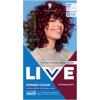 Постоянная краска для волос Schwarzkopf LIVE L75 глубокий красный