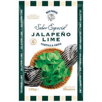 Чипсы из кукурузы Nuevo Progreso со вкусом халапеньо и лайма 120 гр Чипсы из кукурузы Nuevo Progreso со вкусом халапеньо и лайма 120 гр