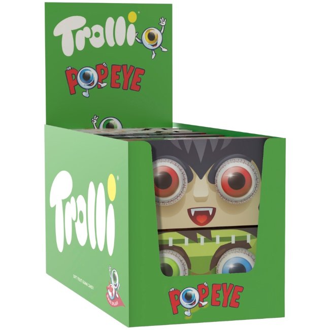 Карамельные яйца для глаз Trolli (уп 2 шт) 38 гр