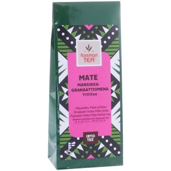 Ароматизированный травяной чай Forsman Mate с клубникой и гранатом 60 гр Ароматизированный травяной чай Forsman Mate с клубникой и гранатом 60 гр