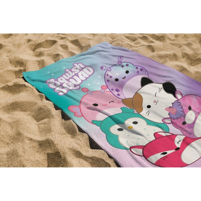 Детское полотенце для ванны Squishmallows 70 x 140 см Детское полотенце для ванны Squishmallows 70 x 140 см