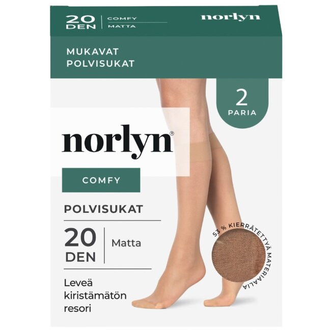 Женские гольфы Norlyn comfy 2 шт 20 den