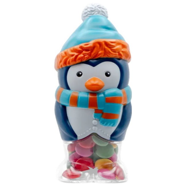 Зимние персонажи с шоколадными гранулами Favorina (Пингвин) 200 гр