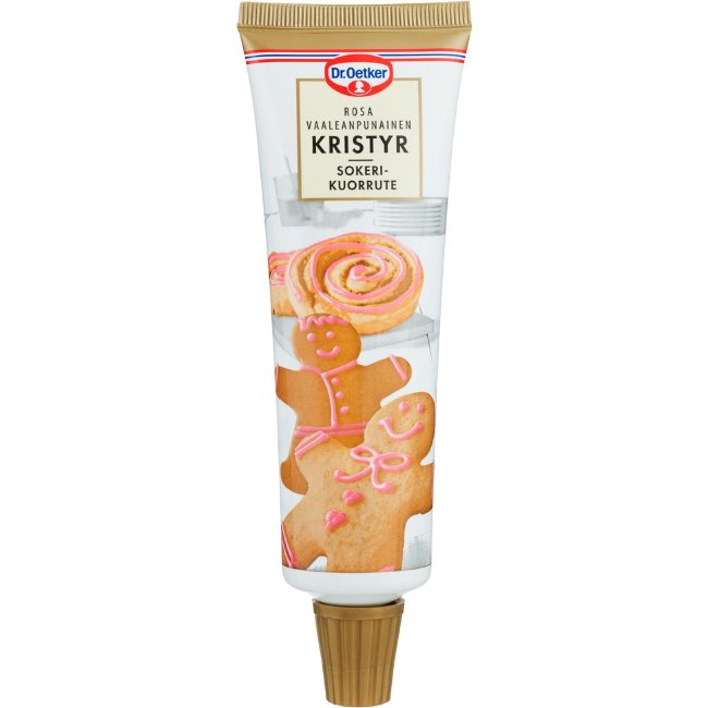 Глазурь сахарная контурная Dr. Oetker (розовая) 125 гр
