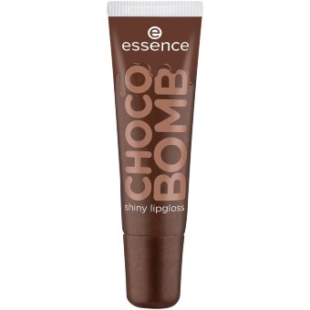 Блестящий блеск для губ essence CHOCO BOMB 01 Chocoholic! 10 мл Блестящий блеск для губ essence CHOCO BOMB 01 Chocoholic! 10 мл