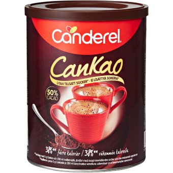 Какао напиток Canderel Cankao без сахара 250 гр Какао напиток Canderel Cankao без сахара 250 гр