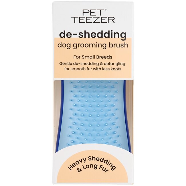 Щетка Pet Teezer для удаления линяющей шерсти маленькая небесно-голубая Щетка Pet Teezer для удаления линяющей шерсти маленькая небесно-голубая