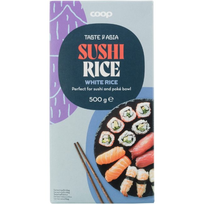 Рис для суши Coop Taste of Asia 500 гр