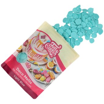 Декораторские капли Funcakes голубые 250 гр