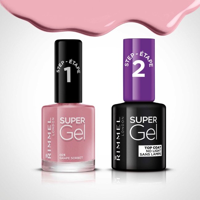 Гель-лак для ногтей Rimmel Super Gel 12 мл 023 Grape Sorbet