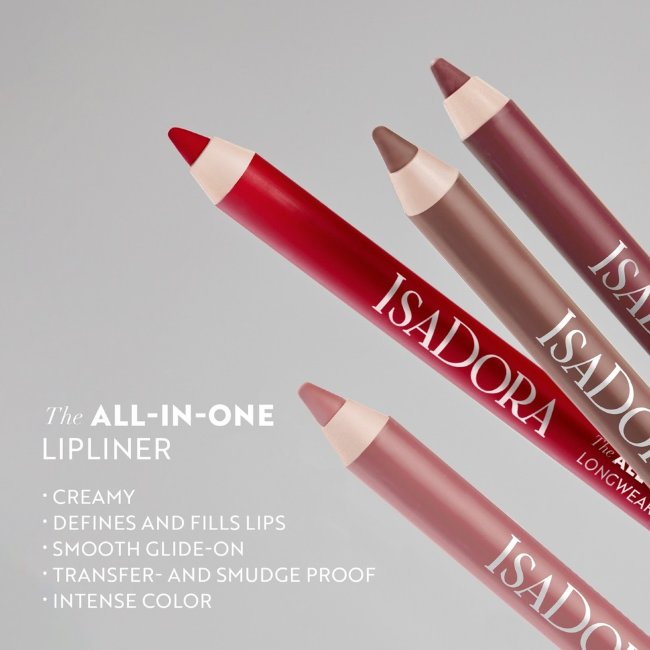 Карандаш для контура губ Isadora All-in-One Lipliner 08 Rosewood 1,2 гр