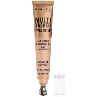 Консилер и тональный крем Rimmel Multi-Tasker Wake Me Up 20 мл 025 Rose Ivory