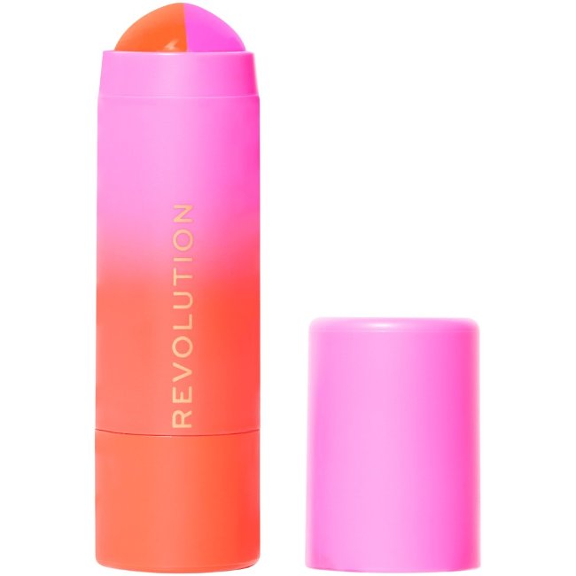 Кремовый румяна-карандаш Makeup Revolution sunset duo 4,8 гр sunset pink & orange