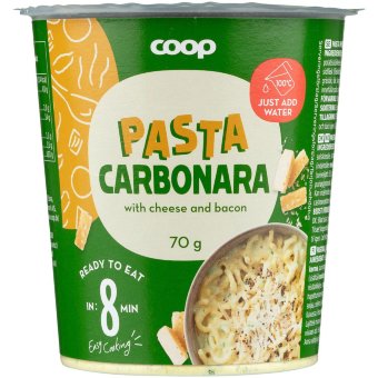 Паста Карбонара Coop Pasta Carbonara 70 гр Паста Карбонара Coop Pasta Carbonara 70 гр