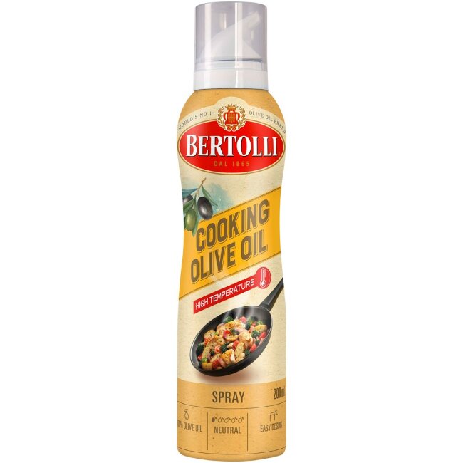 Спрей для жарки Bertolli Hot Cooking с оливковым маслом 200 мл