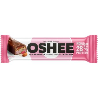 Протеиновый батончик OSHEE малина-миндаль 47 гр