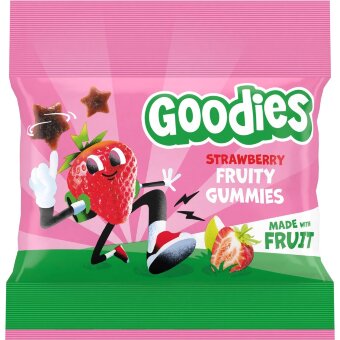 Фрукты Goodies жевательные мармеладные конфеты со вкусом клубники 17 гр