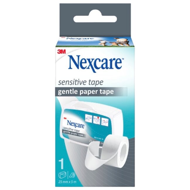 Медицинская лента Nexcare™ Sensitive 25 мм x 5 м, 1 рулон
