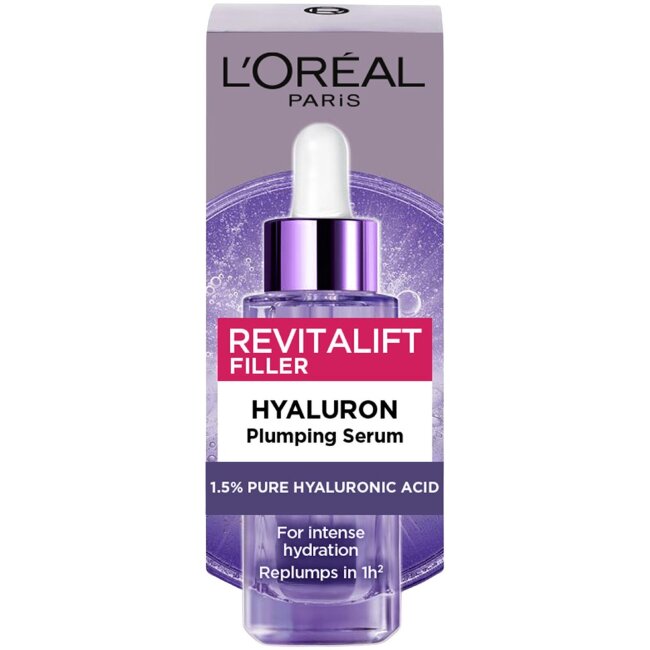 Сыворотка L'Oréal Paris Revitalift Filler с 1,5% чистой гиалуроновой кислотой против морщин 30 мл Сыворотка L'Oréal Paris Revitalift Filler с 1,5% чистой гиалуроновой кислотой против морщин 30 мл