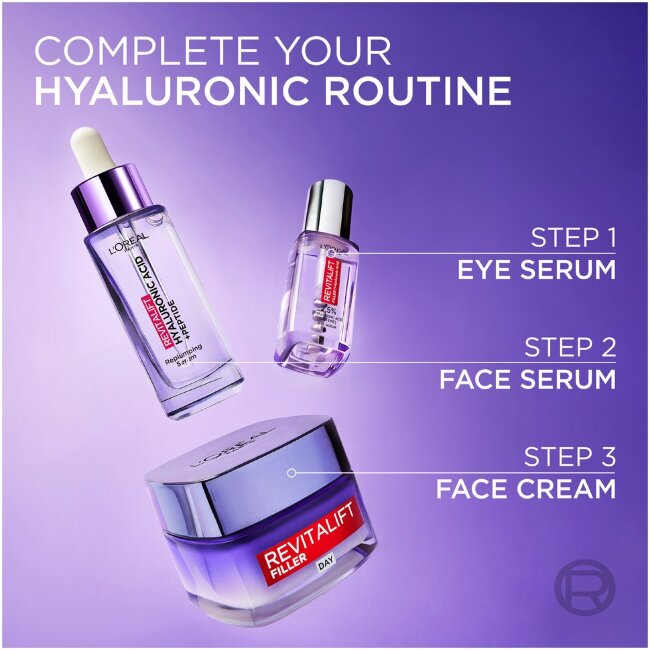 Сыворотка L'Oréal Paris Revitalift Filler с 1,5% чистой гиалуроновой кислотой против морщин 30 мл Сыворотка L'Oréal Paris Revitalift Filler с 1,5% чистой гиалуроновой кислотой против морщин 30 мл