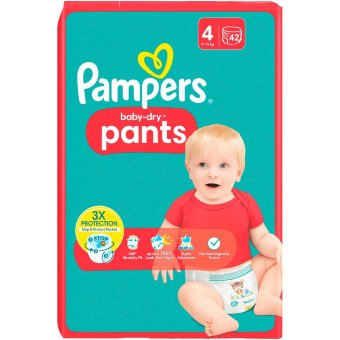 Подгузники-трусики Pampers Baby Dry Pants S4 9-15 кг, 42 шт. Подгузники-трусики Pampers Baby Dry Pants S4 9-15 кг, 42 шт.