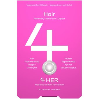 Витамины для поддержания здоровья и цвета женских волос 4Her Hair 60 шт Витамины для поддержания здоровья и цвета женских волос 4Her Hair 60 шт