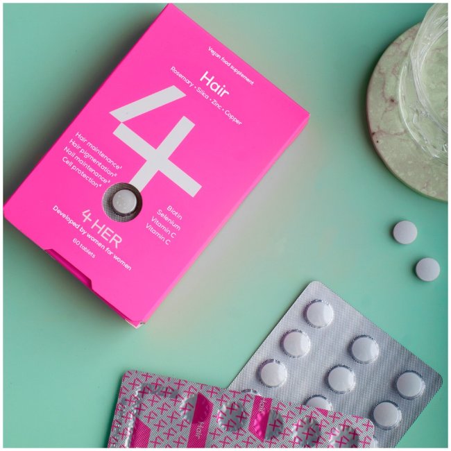 Витамины для поддержания здоровья и цвета женских волос​ 4Her Hair 60 шт