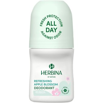Дезодорант-ролл Herbina 50 мл с освежающим ароматом цветков яблони Дезодорант-ролл Herbina 50 мл с освежающим ароматом цветков яблони