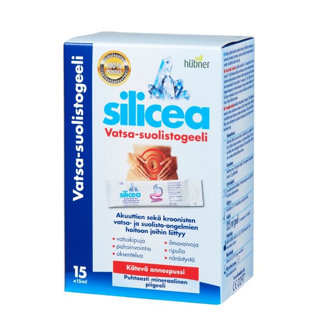 Гель для желудка и кишечника Silicea 15x15мл Hubner