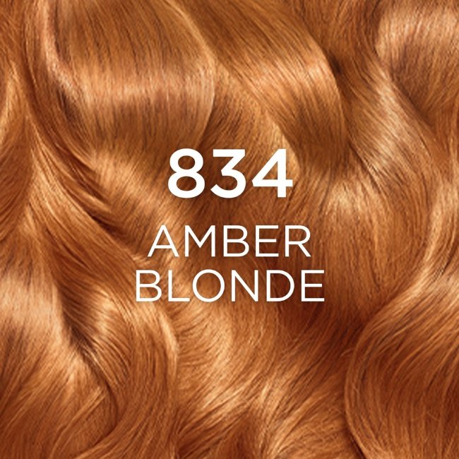 Легкая краска для волос L'Oréal Paris Casting Crème Gloss 834 Amber Blonde естественный светлый медно-золотистый 1 шт Легкая краска для волос L'Oréal Paris Casting Crème Gloss 834 Amber Blonde естественный светлый медно-золотистый 1 шт