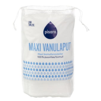 Ватные диски Pisara Maxi 50 мл Ватные диски Pisara Maxi 50 мл