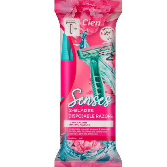 Женские бритвенные станки Cien Senses 10шт в упаковке Женские бритвенные станки Cien Senses 10шт в упаковке