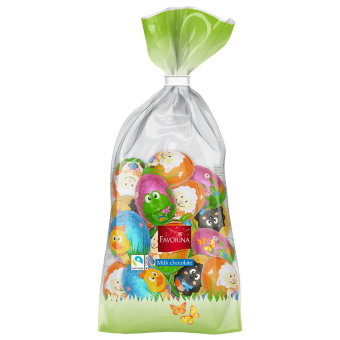Набор пасхальных яиц Favorina из молочного шоколада 300 гр Набор пасхальных яиц Favorina из молочного шоколада 300 гр